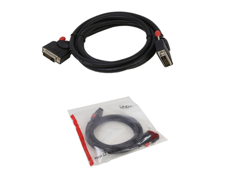 Cables 41291 2M Lindy  DVI-D Dual Link Monitor Cable 2m (1)