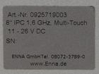Enna 8'' IPC 1.60GHz 0925719003 S Multi-Touch Silver (3)